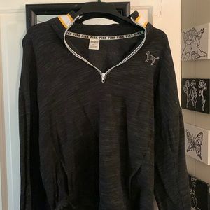 PINK By Victoria Secret half zip sweater